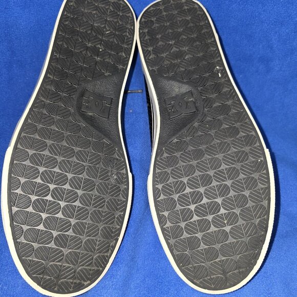 DC Sneakers Men 8 Black Leather Skateboard Shoes Great! Men's Anvil SE - Picture 8 of 10